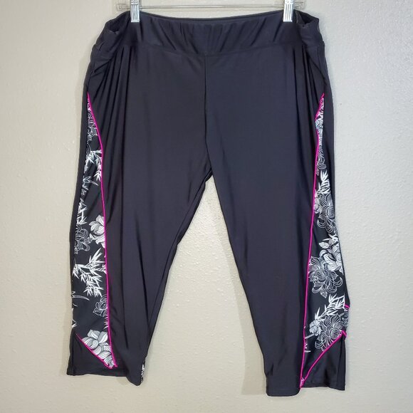 Unbranded Other - SWIMSUIT Legging Swimsuit Bottom Capri Workout Womens